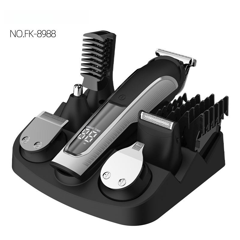 Digital Display Hair Clipper Set: Electric Trimmer for Hair Salons & Precision Shaving