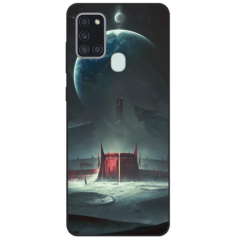 Для Samsung A21s SM-A217F/DSN Задняя крышка tpu Мягкий силиконовый чехол для телефона Для Samsung Galaxy A21s Чехол Мобильный телефон черный coque новый