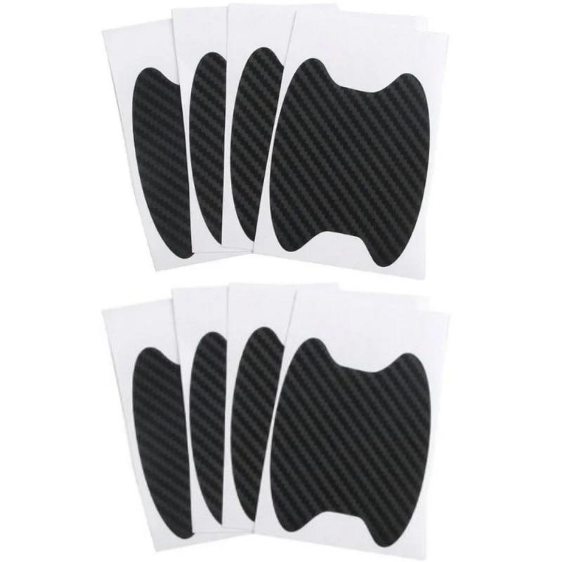 Автомобильные наклейки против царапин, дверная ручка автомобиля, защитная пленка из углеродного волокна, защитная пленка для автомобильной ручки, Стайлинг, внешние аксессуары