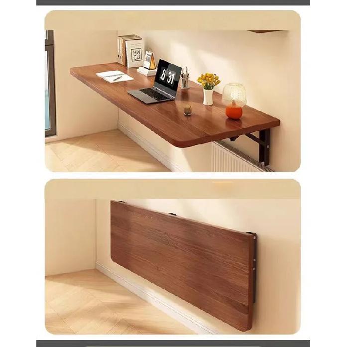 Folding Shelf Brackets 24 inch Heavy Duty Triangle Bracket Adjustable Wall Mounted Space Saving DIY Bracket for Table Work Bench