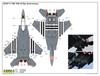Great Wall Hobby US Air Force 75th Anniversary Paint Plastic Model S7201 1/72 F-15E D-Day