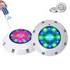 Настенный светильник для бассейна 12В, меняющий цвет RGB LED, подводный светильник, настенное освещение для фонтана с пультом дистанционного управления