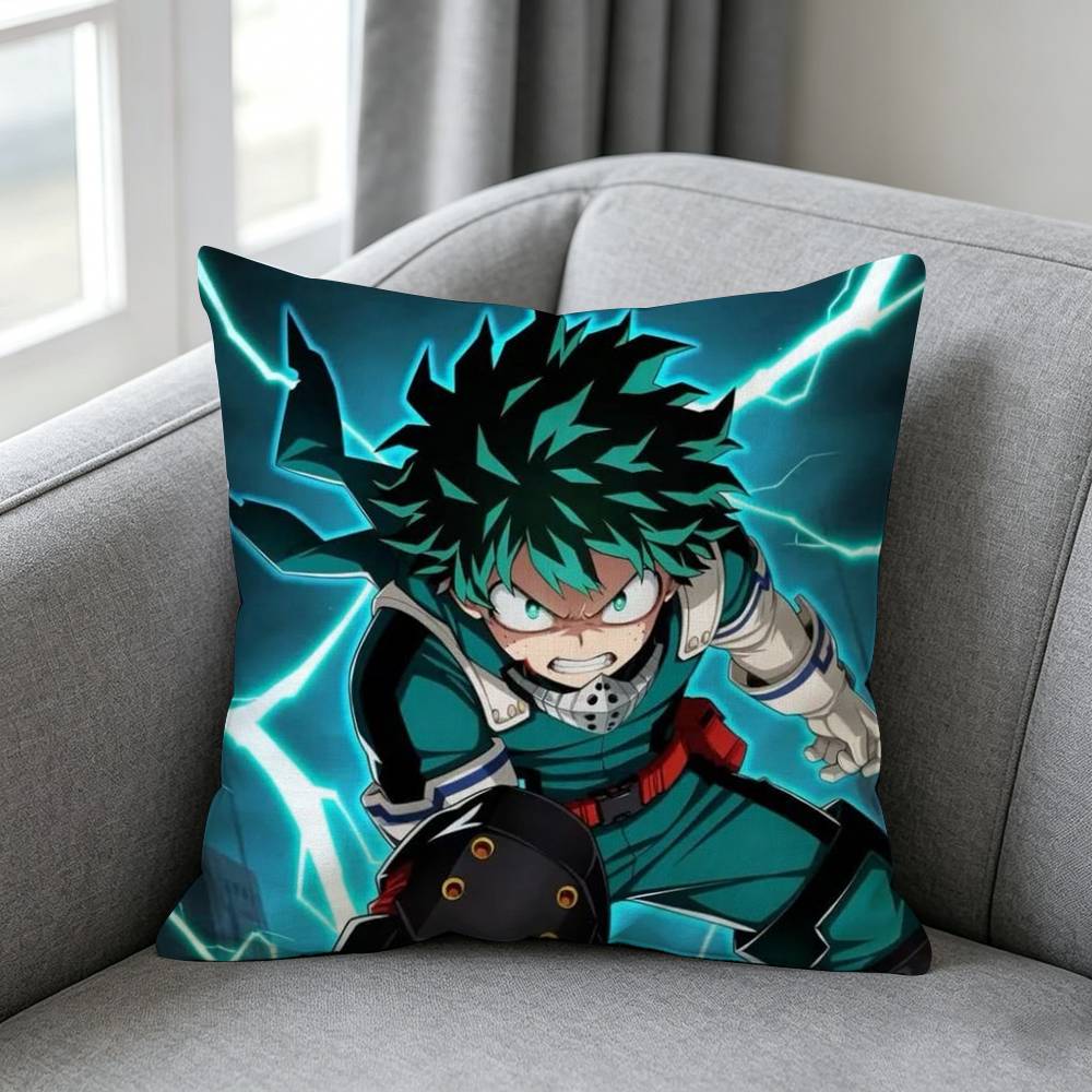 My Hero Academiaa Pillow cover Soft Microfiber Pillowcase Home Sofa Decor Surprise Decorative printed