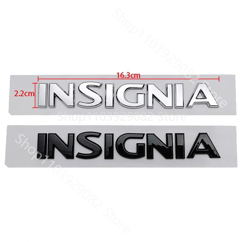 ABS INSIGNIA Badge Car Body Trunk Fender Adhensive Emblem 3D Decal Sticker For Opel Vauxhall Insignia GTC OPC Styling