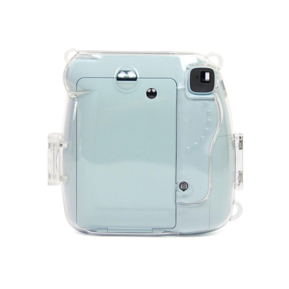 [Film Lab] Instax Mini 8/8+/9 Transparent Case Camera Protective Case with Strap CAA04