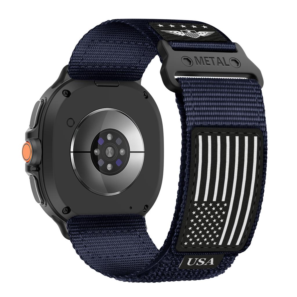Rugged Nylon Straps For Samsung Galaxy Watch 8/8 classic40mm 44mm 46mm Sport belt correa pulseira Bracelet Galaxy Watch 8 Band