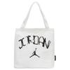 Cotton Tote Bag Shopping Bag Handbag Shoulder Bag Unisex White Jordan JD2513106AD-004