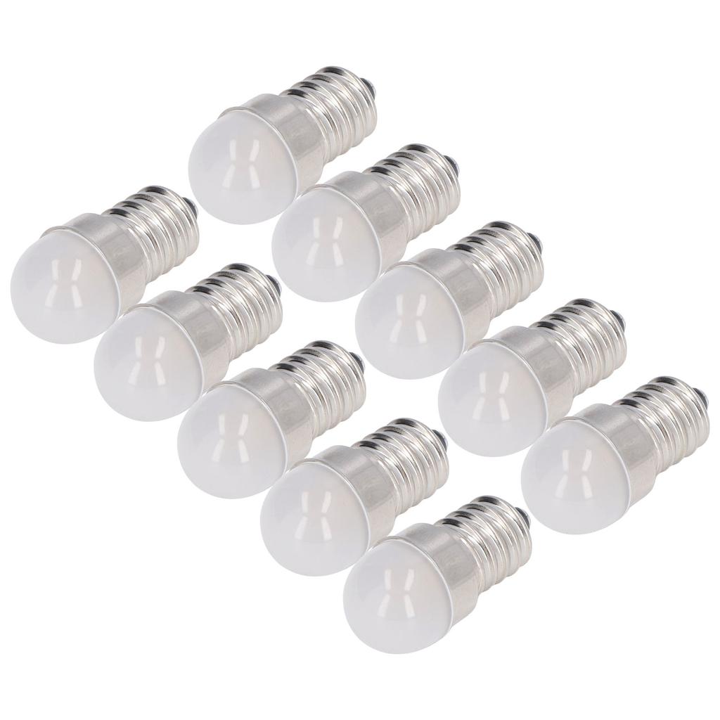 10pcs E14 Bulbs Energy Saving Warm White Light LED Small Bulbs for Ceiling Lamp Wall Lamp 500lm