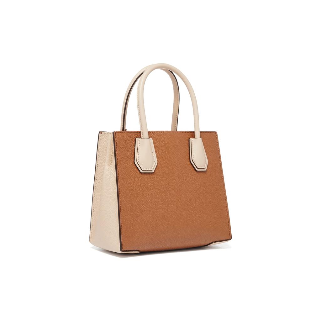 MICHAEL KORS Mercer Cow Leather Trunk Bag, Handbag, Shoulder Bag Medium Women's Brown 35S1GM9M2T-299