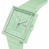 Swatch ЧТО ЕСЛИ…МЯТНЫЙ? Аналоговые часы Мятно-зеленый циферблат Корпус из нержавеющей стали Водонепроницаемость 30 м