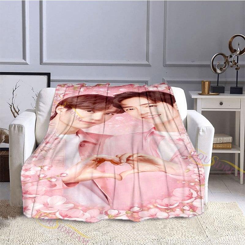 The Untamed Xiao Zhan Wang Yi Bo серия узорные фланелевые одеяла простыня для дивана покрывало Siesta покрывала для отдыха одеяло