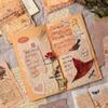 Journamm 28 Sheets Vintage Material Paper Base Decorative Background Paper Hand Made DIY Scrapbooking Material Craft Paper