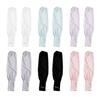 2PCS/Pair Soft Loose Ice Silk Sleeves Long Length UV Protection Sleeves Summer