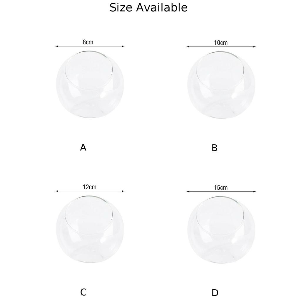 Домашний декор Ваза Украшение Вазы Безделушки Шары Стекло Круглый Прозрачный Креативный Высокое качество Новый Горшки для суккулентов