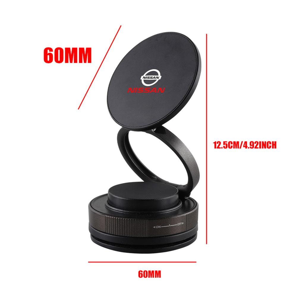 ATY1 Folding Strong Magnet Phone Holder 360°Rotation Mobile Holder Valve Cap For Nissan Nismo X-Trail Almera Qashqai j10 Teana Rogue