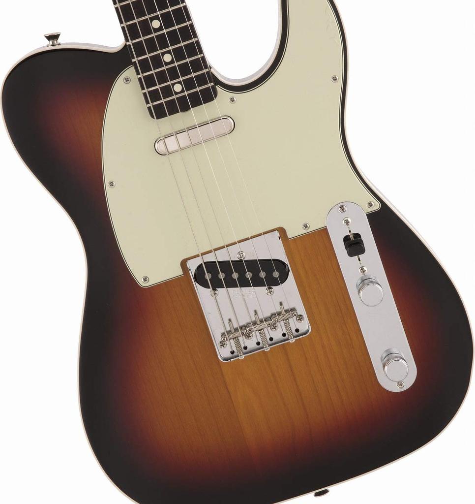 Fender Электрогитара, сделанная в Японии, Heritage 60 Rosewood Sunburst Telecaster® Custom, накладка на гриф, 3 цвета