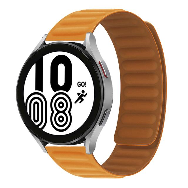 Силиконовый ремешок 20 мм 22 мм для Samsung Galaxy watch 7/FE/6/5/4/classic/Active 2/3/S3/40mm Браслет Huawei watch GT-2-Pro 3 4 ремешок