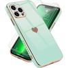 Protective Case - PROSHOP - for iPhone 13 Pro Max - Turquoise - 2 Tempered Glass - Shockproof