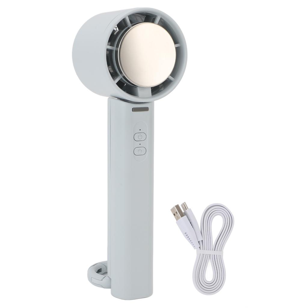 Портативный ручной вентилятор складной перезаряжаемый 2000 мАч 3 скорости тихий персональный вентилятор полупроводниковый