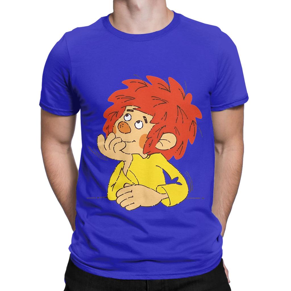 Pumuckl Думает Забавный Графический Хлопковый Футболка 100% Топы Pumuckl Футболки Для Унисекс