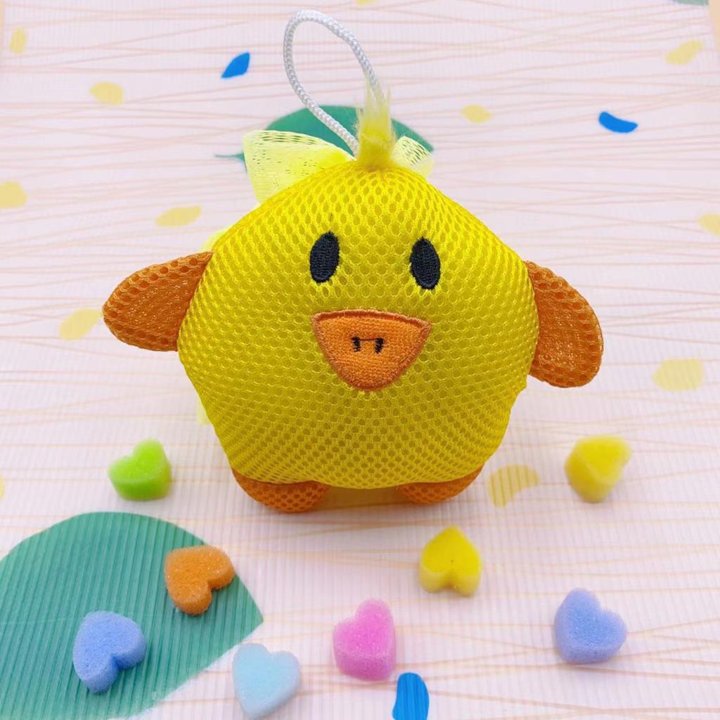 Сетчатый шарик для ванны для куклы, любимые принадлежности для купания детей и девочек, мультяшный большой цветок для ванны, купание