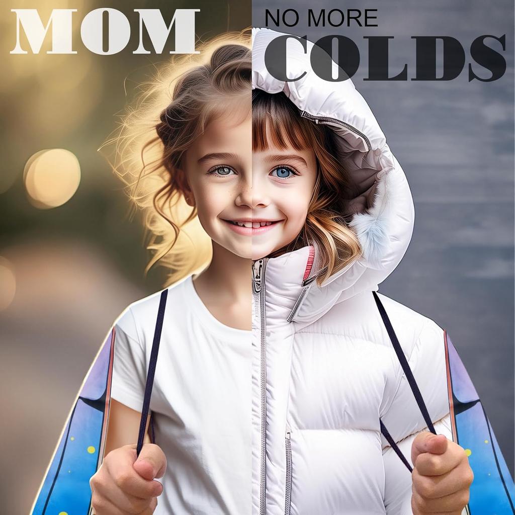 iROLEWIN Rainbow Fairy Butterfly-Wings-Costume for Toddler Kids Girls Dress-up Cape Mask Headband Boys Christmas Gifts Toys