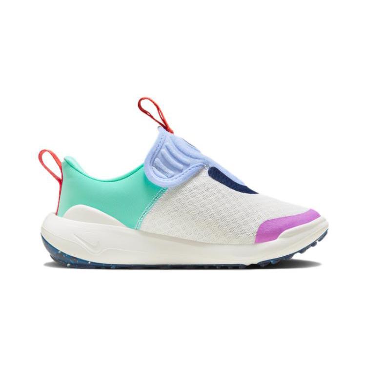 Nike Серия E 1.0 Легкая амортизация Устойчивость к истиранию Низкие детские кроссовки для бега Белый Красный DZ2841-100