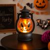 Durable Halloween Pumpkin Lantern Creative Atmosphere Lamp Halloween Ornament  Desktop Ornament