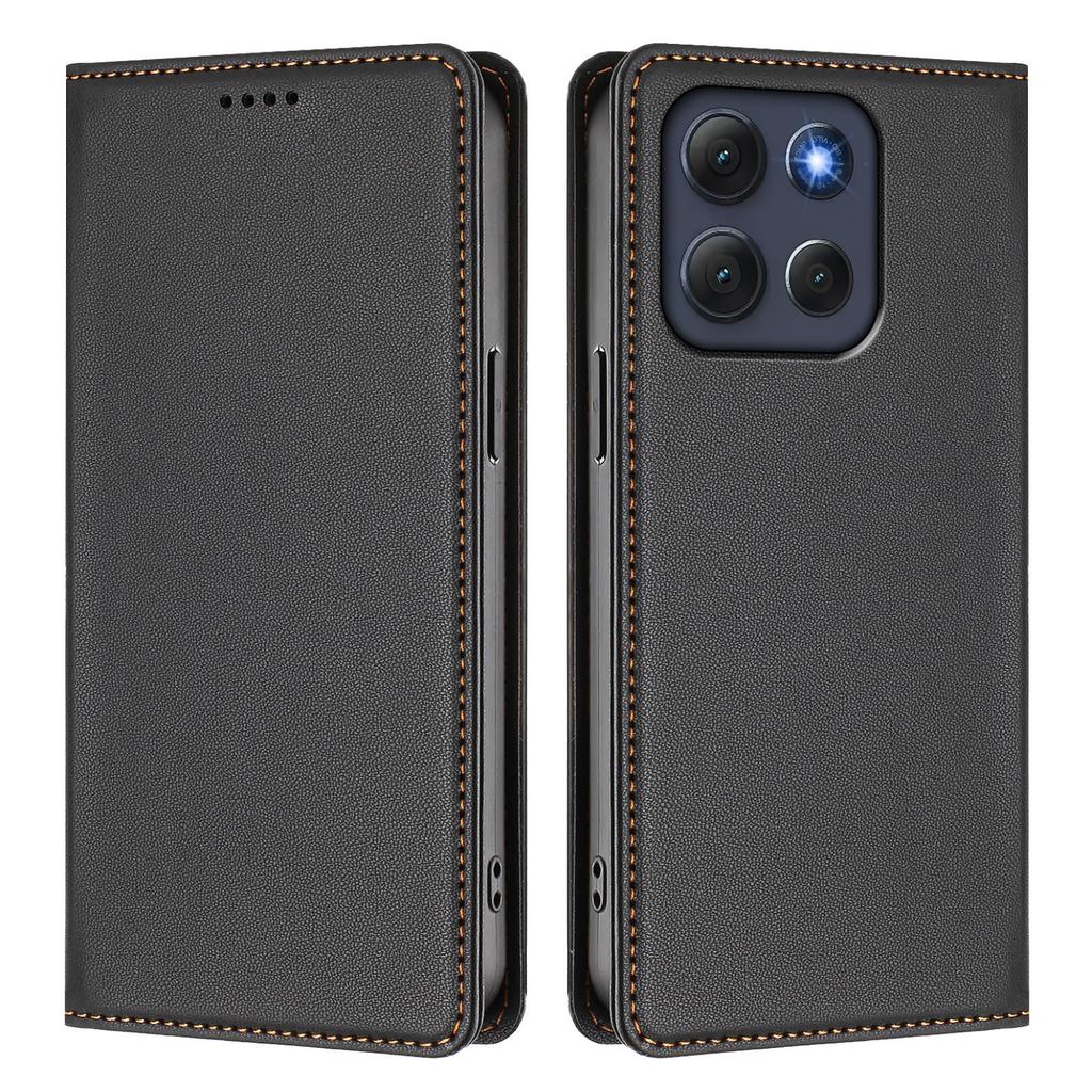 For Motorola Moto G86 Power 5G Leather Wallet Case Magnetic Closure RFID Blocking Phone Cover