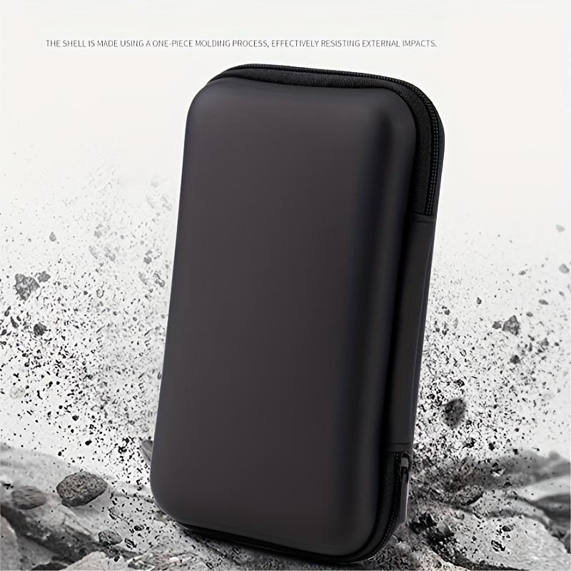 Сумка для хранения EVA, Сумка для хранения цифровых устройств EVA, Гладкая и устойчивая к пятнам, Органайзер для цифровых аксессуаров, Портативный чехол на молнии для кабелей