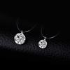 Jewelry Mermaid Tears Transparent Stealth Fishline Clavicle Chain Necklace Female Zircon Pendant