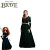 Brave Merida Princess Costume Adult Dress High Quality Cosplay Suit For Halloween Party