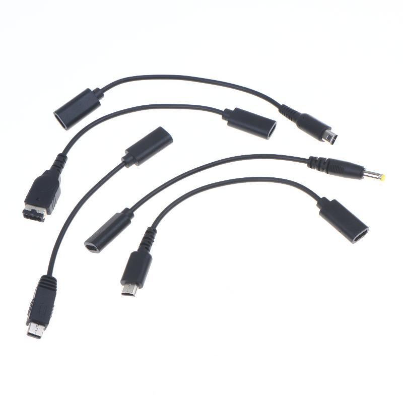 1 шт. Кабель-переходник для линии питания USB C Зарядный кабель Провод Тип-C Для Nds Ndsi Gba Sp 2Ds New 3Ds Ll Xl Psp1000 2000 3000