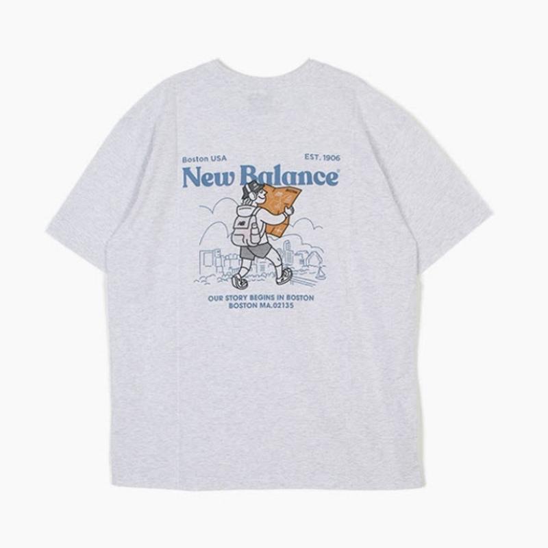 New Balance Футболка Half Club Uni Nb Travel с коротким рукавом Overfit Nbnefco253 16 с коротким рукавом