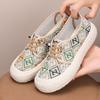 Cloth Shoes for Women Breathable and Non Slip Casual Shoes Thick Soled Canvas Shoes