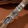 5 Pcs/Set Ring Set Stackable Punk Style Vintage Different Shapes Sickle Finger Decoration Jewelry Joint Finger Statement Rings Lady Gift