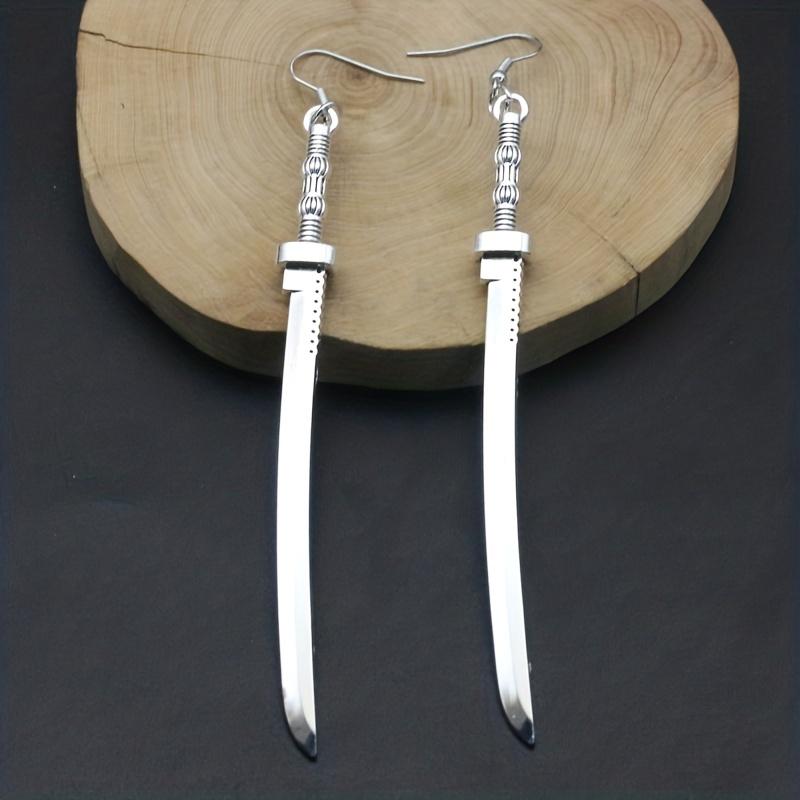 Серьги-подвески Harajuku Diablo с длинным ножом — круто, красиво и модно