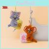 Tom And Jerry Cartoon Plush Pendant Soft Short Plush Mobile Accessory Phone