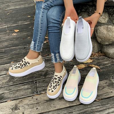 Модные женские кроссовки Весна и Осень новые Удобные кроссовки для бега женские Дышащая сетка Мягкая подошва Повседневная обувь для ходьбы для женщин