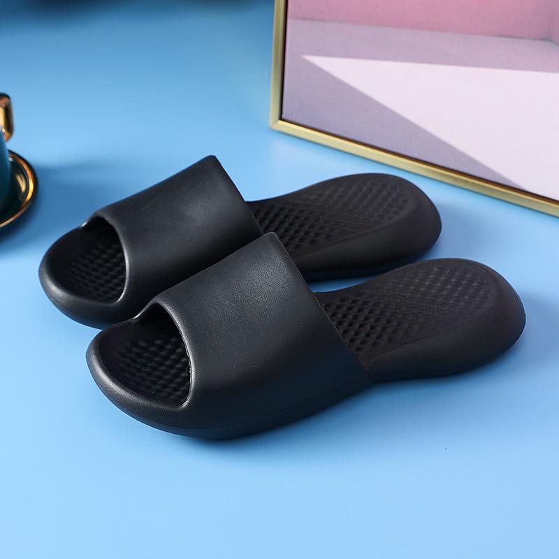 Утолщенные тапочки на толстой подошве для женских домашних дезодорирующих тапочек, охлаждающие тапочки для ванной комнаты для мужских домашних купаний