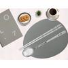 Kitchen Art Clover Sanding, набор столовых приборов на 10 человек, ложка 10 шт. + палочки для еды 10 шт., популярная корейская посуда