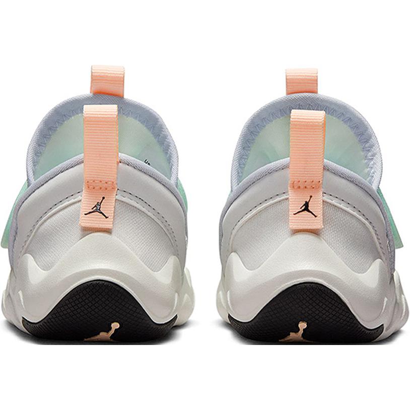 Jordan 23/7 Slip Resistant Abrasion Resistant Low top Toddler Shoes White/Green Infant And Toddler DQ9294-301