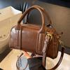Boston Handbag Women's 2025 New Fashion Retro Handbag Niche Trend Versatile Shoulder Messenger Bag