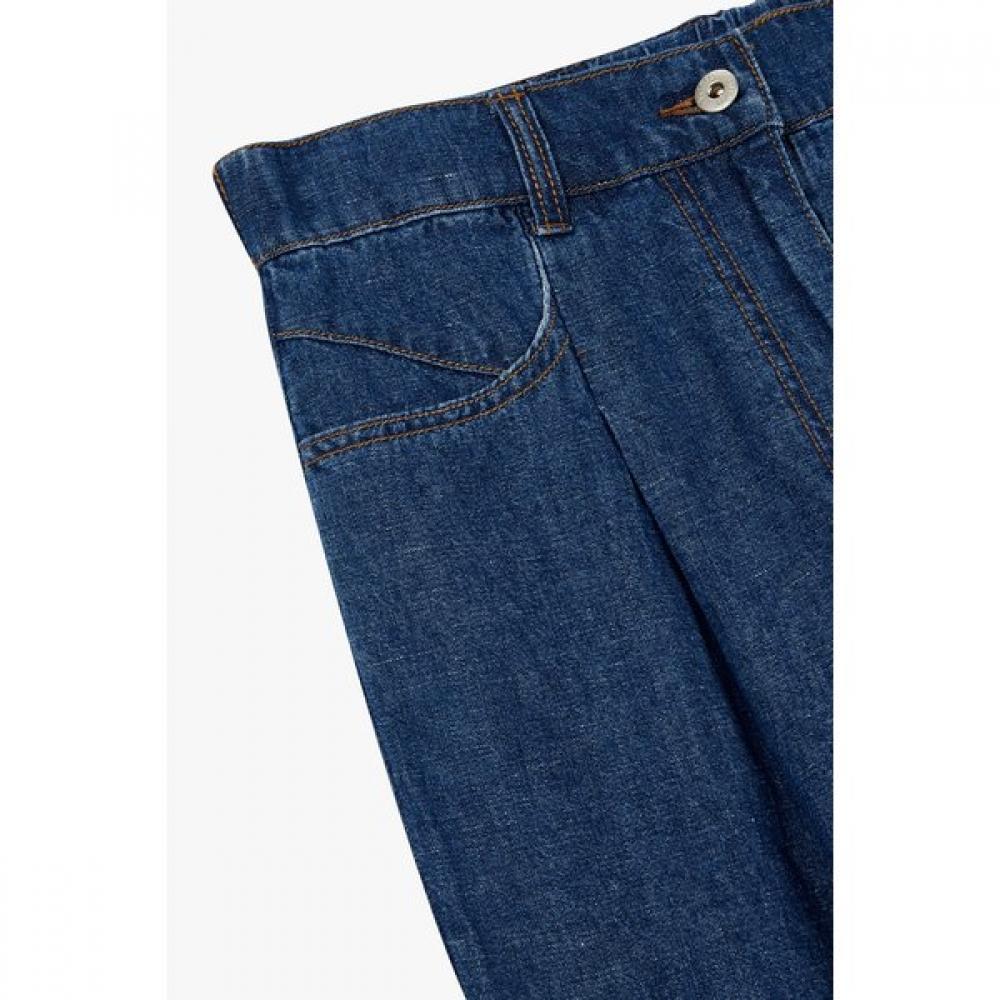 Studio Tomboy Back Banding Wide Denim 9175362971