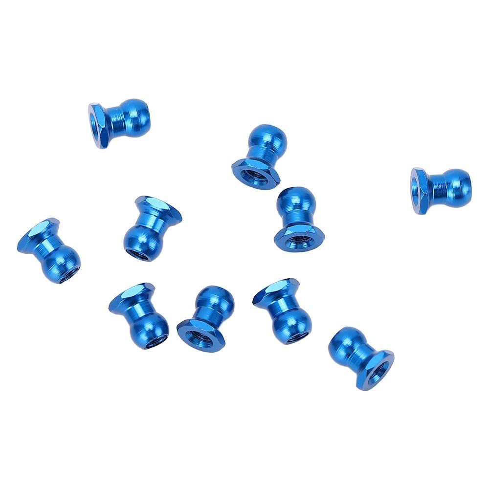 10Pcs 5mm Ball Connector Nut Ball Head Nut for Tamiya 53640 1/10 RC Car and Buggy For RC Buggy