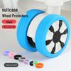Ремонтный комплект резиновых накладок на колеса чемодана - Защитная реставрация колес для чемодана на колесиках