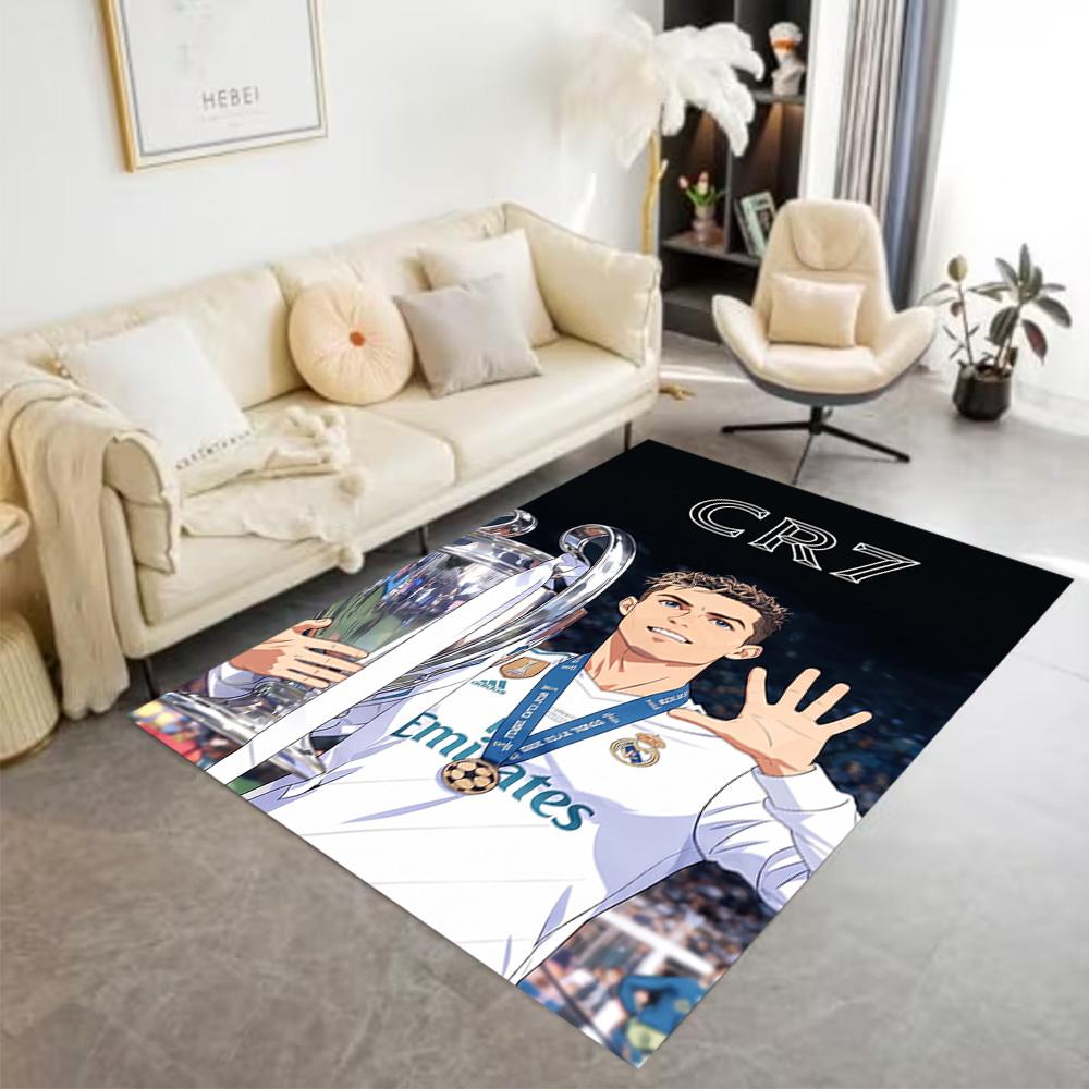 Ronaldo Cr7 Legacy Floor Rug Office Rug Suitable for Bedrooms Decorate room Study room Outdoor Anti-slip Rug Office home decor Gift for Festivals
