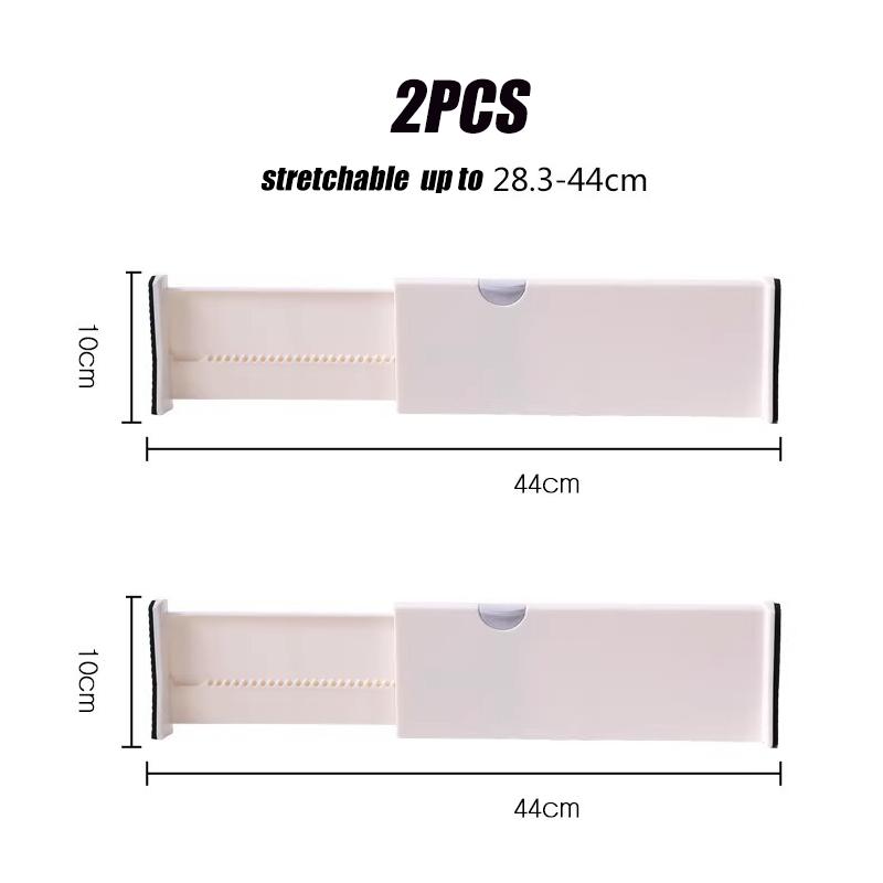 Регулируемый разделитель ящиков для хранения, выдвижной пластиковый держатель для перегородки ящика, бытовой органайзер для хранения, обшитый вагонкой, кухонный органайзер