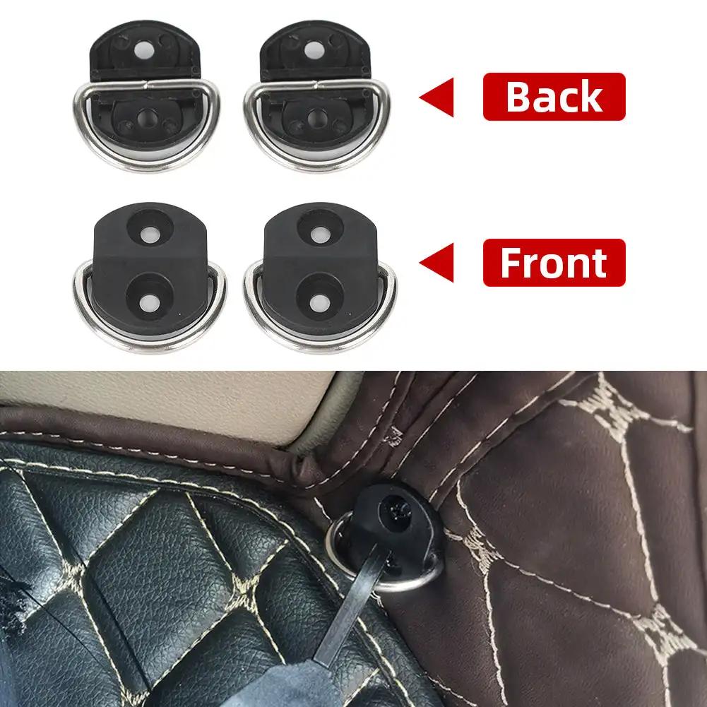 4 комплекта, аксессуары для напольных крючков для багажника, напольная сетка для багажника, крепежный крючок, кольцевая петля, комплект для крепления сетки для плоского экрана