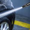 High Pressure Hose Nozzle Car Wash Booster Nozzle with Adjustable Spray Settings Garden Hose Nozzle for Plant Watering Car Washing Outdoor Cleaning
